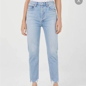 Agolde Riley Crop in Bitter size 26